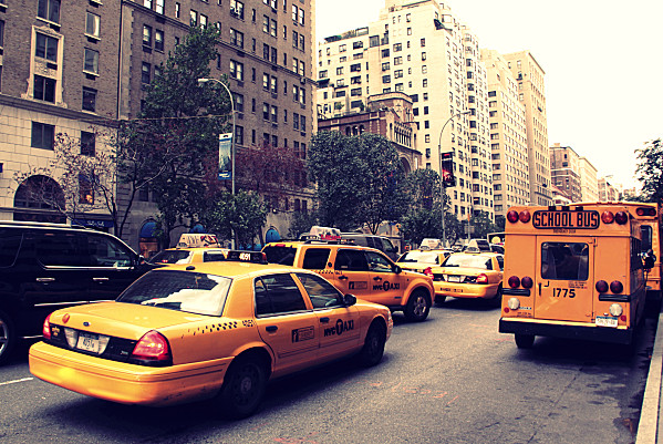 yellow cabs in New York Pauline Blog (2)